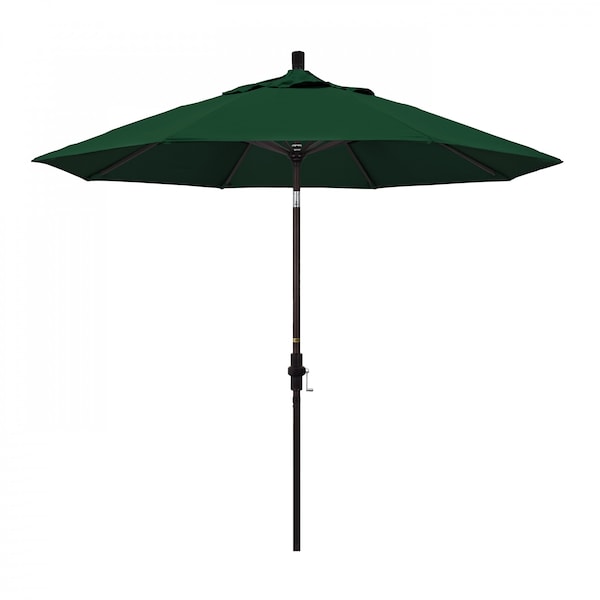 California Umbrella Patio Umbrella, Octagon, 102.38" H, Sunbrella Fabric, Forest Green 194061017234 - main