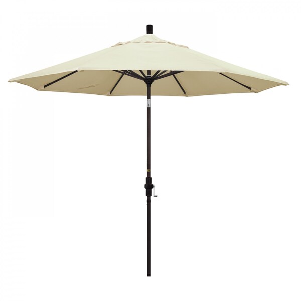 California Umbrella Patio Umbrella, Octagon, 102.38" H, Sunbrella Fabric, Canvas 194061017241 - main