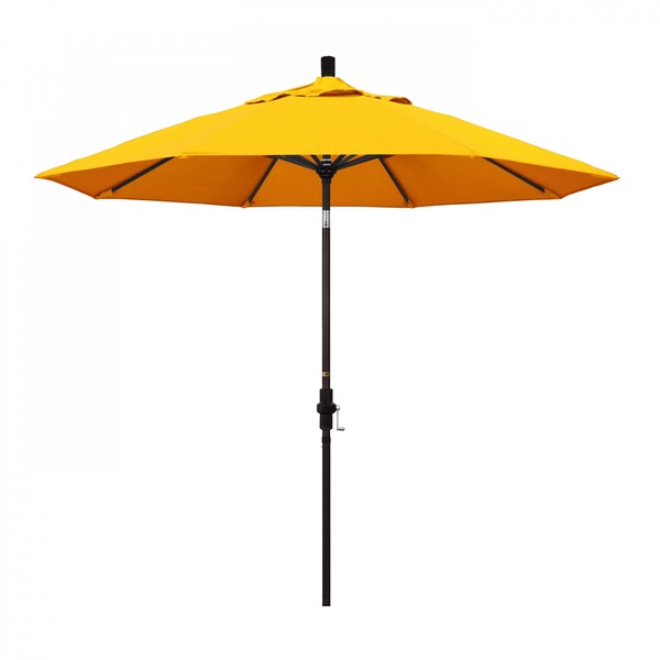 California Umbrella Patio Umbrella, Octagon, 102.38" H, Sunbrella Fabric, Sunflower Yellow 194061017258 - main