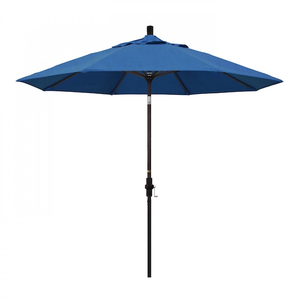 California Umbrella Patio Umbrella, Octagon, 102.38" H, Sunbrella Fabric, Regatta 194061017302 - main