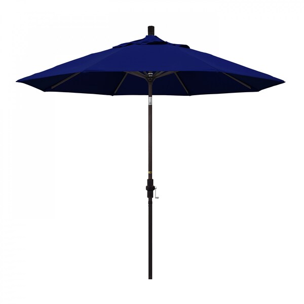 California Umbrella Patio Umbrella, Octagon, 102.38" H, Sunbrella Fabric, True Blue 194061017319 - main