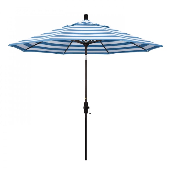 California Umbrella Patio Umbrella, Octagon, 102.38" H, Sunbrella Fabric, Cabana Regatta 194061017395 - main