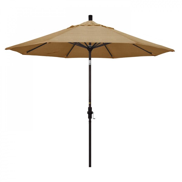 California Umbrella Patio Umbrella, Octagon, 102.38" H, Sunbrella Fabric, Linen Sesame 194061017432 - main