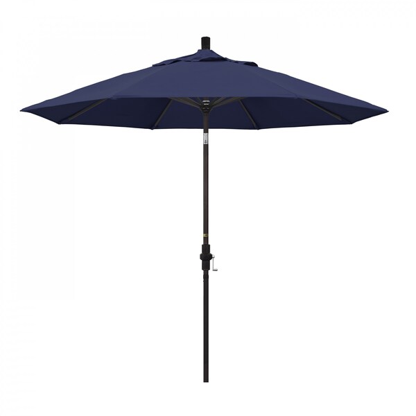 California Umbrella Patio Umbrella, Octagon, 102.38" H, Olefin Fabric, Navy 194061017470 - main