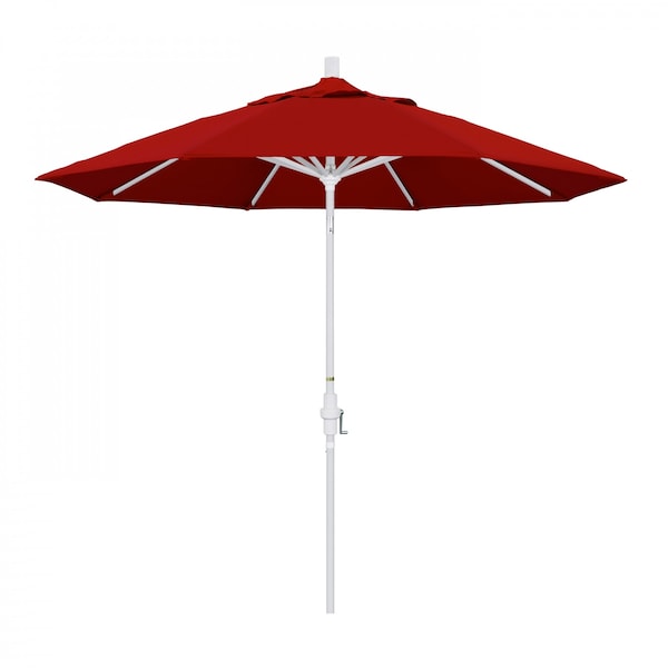 March Patio Umbrella, Octagon, 102.38" H, Sunbrella Fabric, Jockey Red GSCU908170-5403