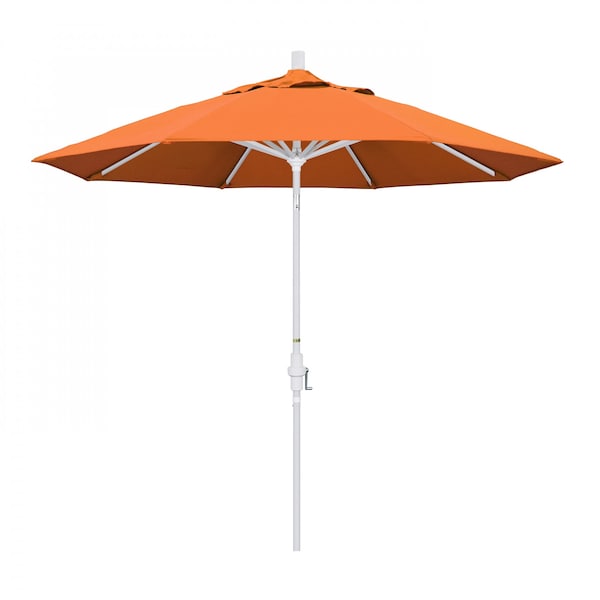 California Umbrella Patio Umbrella, Octagon, 102.38" H, Sunbrella Fabric, Tangerine 194061017982 - main