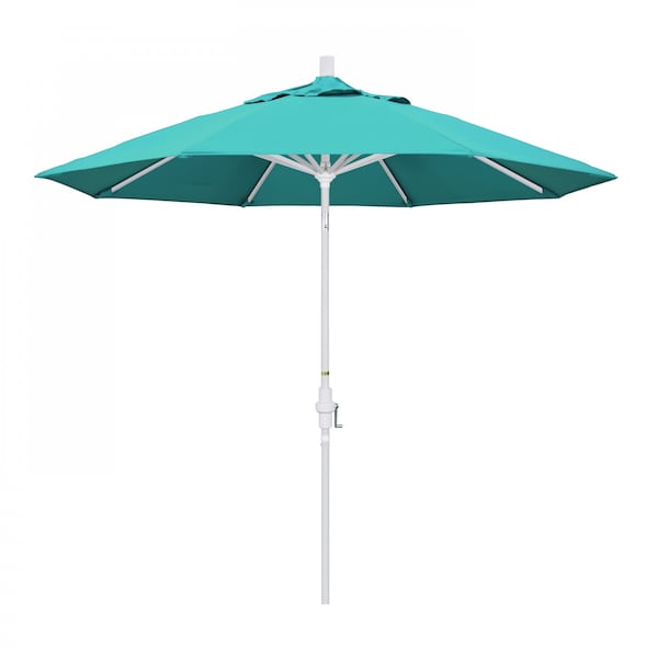 California Umbrella Patio Umbrella, Octagon, 102.38" H, Sunbrella Fabric, Aruba 194061018057 - main