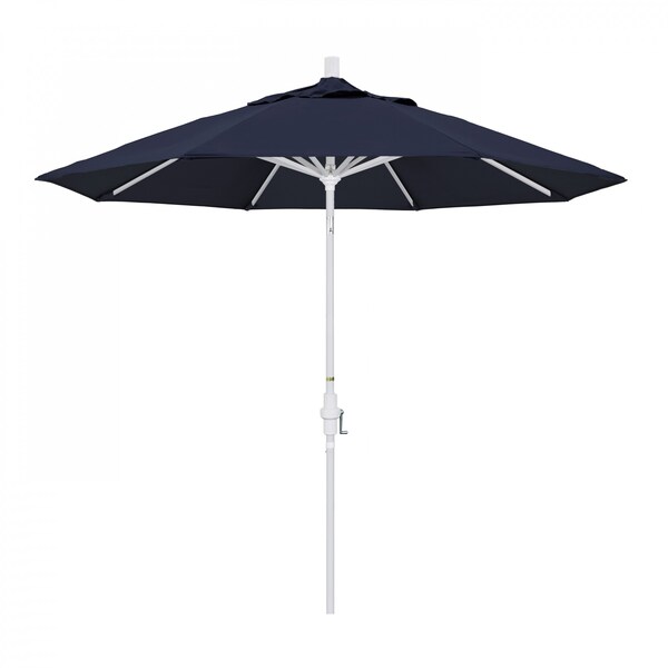 California Umbrella Patio Umbrella, Octagon, 102.38" H, Sunbrella Fabric, Navy 194061018118
