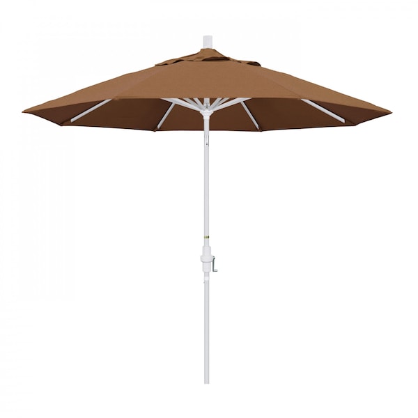 California Umbrella Patio Umbrella, Octagon, 102.38" H, Sunbrella Fabric, Teak 194061018194 - main