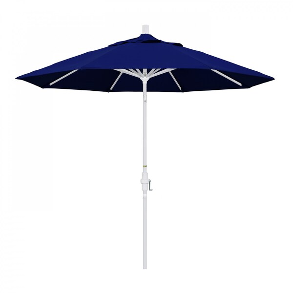 California Umbrella Patio Umbrella, Octagon, 102.38" H, Sunbrella Fabric, True Blue 194061018217 - main