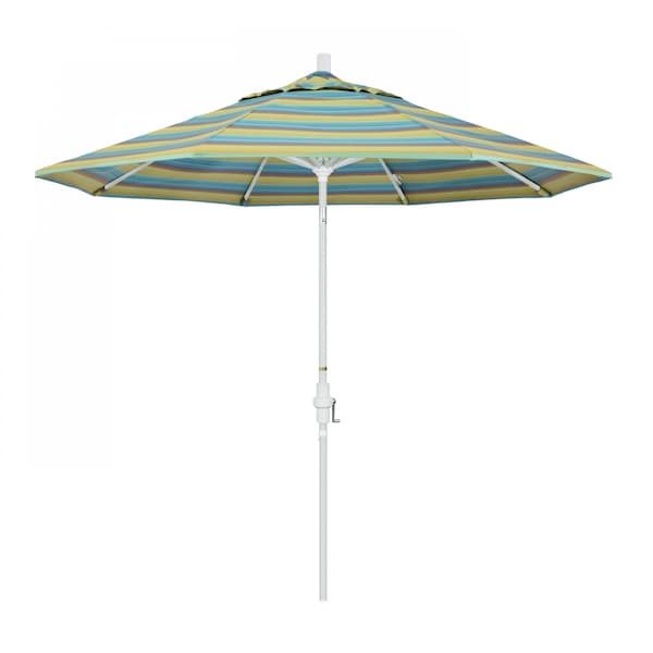 California Umbrella Patio Umbrella, Octagon, 102.38" H, Sunbrella Fabric, Astoria Lagoon 194061018262 - main