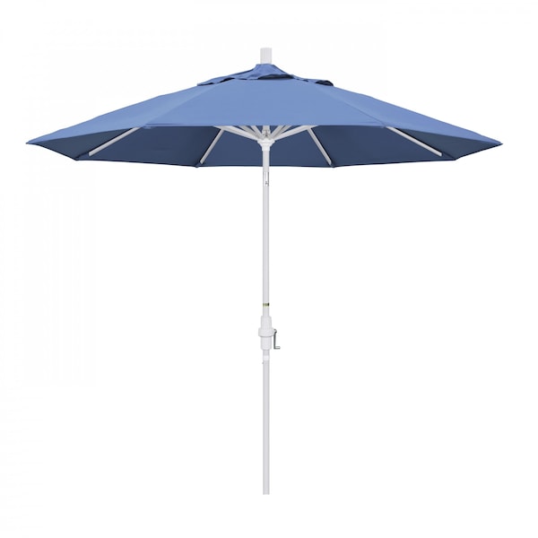 California Umbrella Patio Umbrella, Octagon, 102.38" H, Olefin Fabric, Frost Blue 194061018415 - main