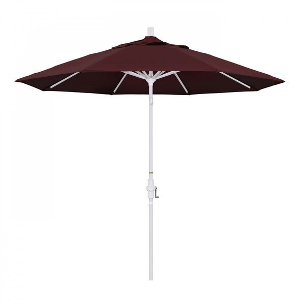 California Umbrella Patio Umbrella, Octagon, 102.38" H, Pacifica Fabric, Burgundy 194061018675 - main