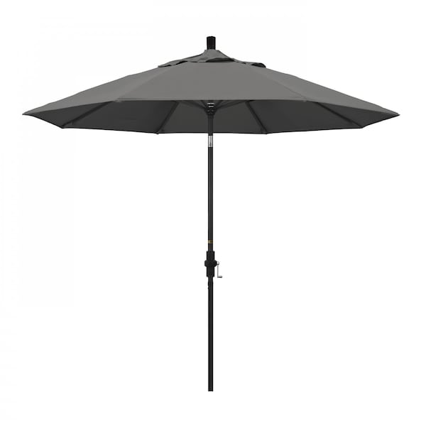 California Umbrella Patio Umbrella, Octagon, 102.38" H, Sunbrella Fabric, Charcoal 194061018866 - main