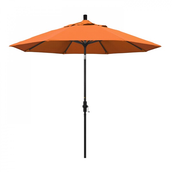 California Umbrella Patio Umbrella, Octagon, 102.38" H, Sunbrella Fabric, Tangerine 194061018880 - main