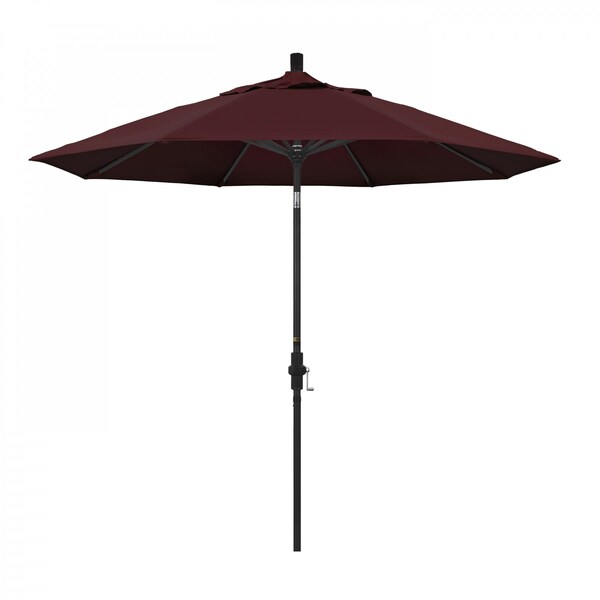 California Umbrella Patio Umbrella, Octagon, 102.38" H, Pacifica Fabric, Burgundy 194061019573 - main
