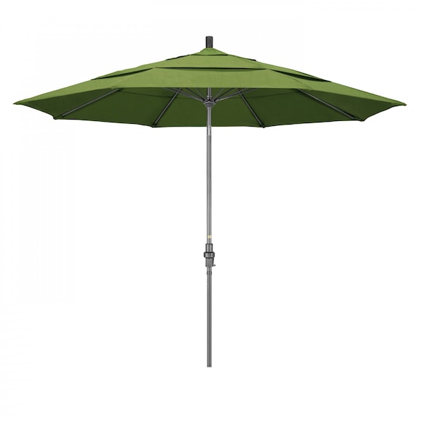 California Umbrella Patio Umbrella, Octagon, 109.5" H, Sunbrella Fabric, Spectrum Cilantro 194061019672 - main