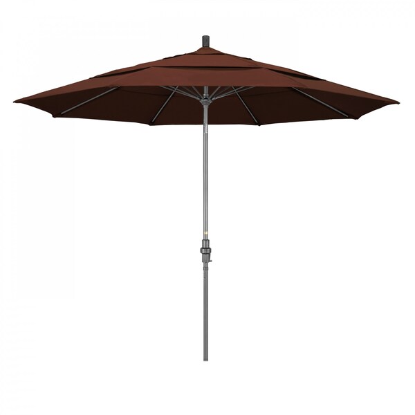 California Umbrella Patio Umbrella, Octagon, 109.5" H, Sunbrella Fabric, Bay Brown 194061019900 - main