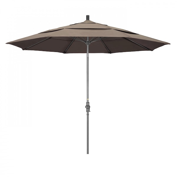 California Umbrella Patio Umbrella, Octagon, 109.5" H, Sunbrella Fabric, Taupe 194061019962 - main