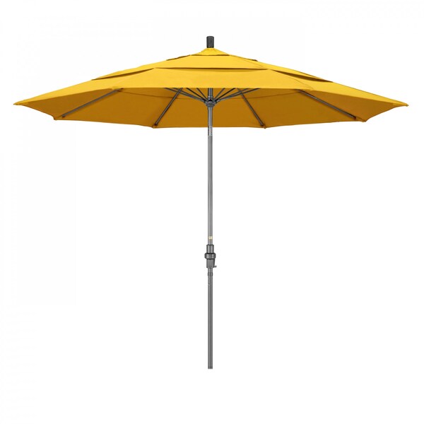 March Patio Umbrella, Octagon, 109.5" H, Olefin Fabric, Lemon GSCUF118010-F25-DWV