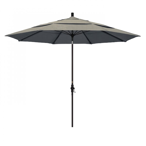 California Umbrella Patio Umbrella, Octagon, 109.5" H, Sunbrella Fabric, Spectrum Dove 194061020524 - main