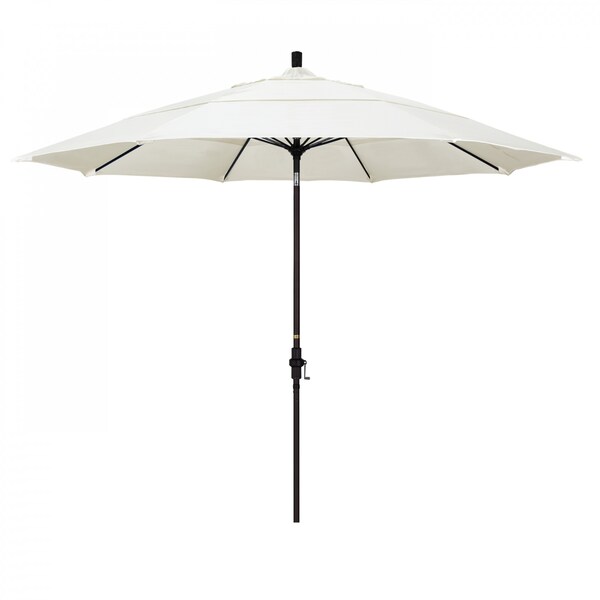 California Umbrella Patio Umbrella, Octagon, 109.5" H, Sunbrella Fabric, Canvas 194061020784 - main