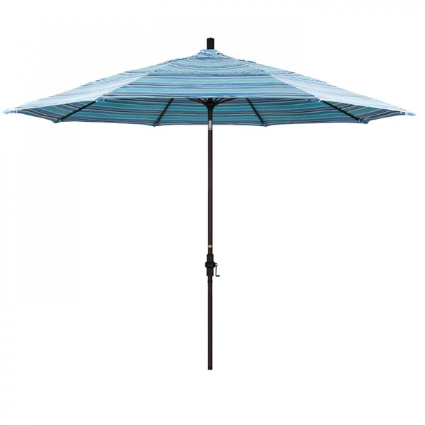 California Umbrella Patio Umbrella, Octagon, 109.5" H, Sunbrella Fabric, Dolce Oasis 194061020876 - main