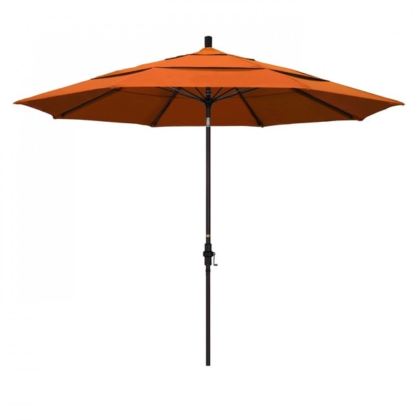 California Umbrella Patio Umbrella, Octagon, 109.5" H, Pacifica Fabric, Tuscan 194061021200