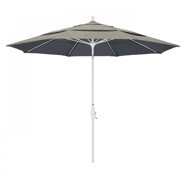California Umbrella Patio Umbrella, Octagon, 109.5" H, Sunbrella Fabric, Spectrum Dove 194061021361 - main
