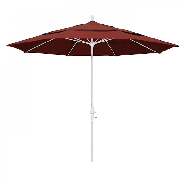 California Umbrella Patio Umbrella, Octagon, 109.5" H, Sunbrella Fabric, Henna 194061021477 - main