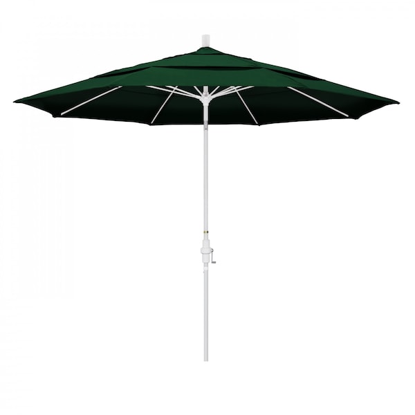California Umbrella Patio Umbrella, Octagon, 109.5" H, Sunbrella Fabric, Forest Green 194061021613 - main