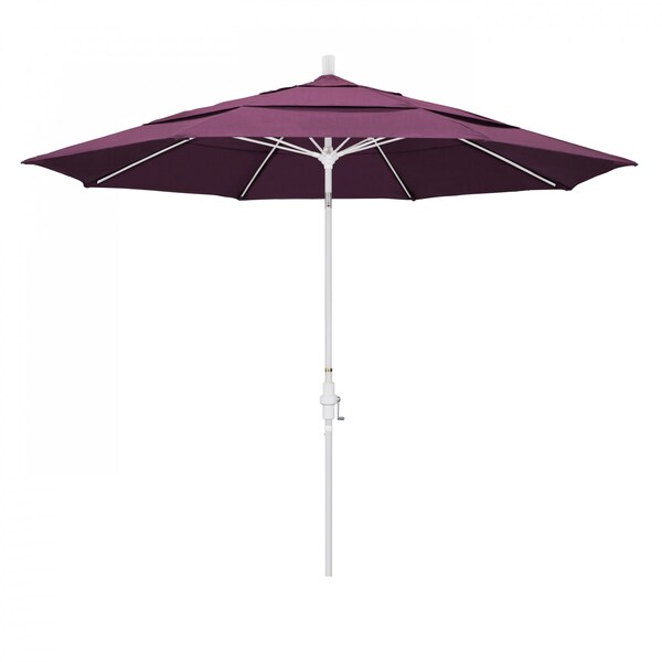California Umbrella Patio Umbrella, Octagon, 109.5" H, Sunbrella Fabric, Iris 194061021767 - main
