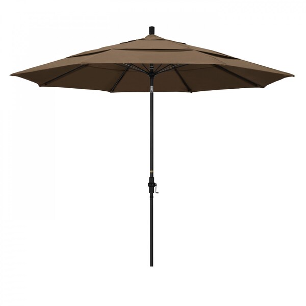 California Umbrella Patio Umbrella, Octagon, 109.5" H, Sunbrella Fabric, Cocoa 194061022405 - main