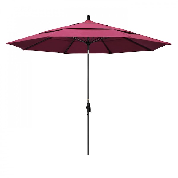 California Umbrella Patio Umbrella, Octagon, 109.5" H, Sunbrella Fabric, Hot Pink 194061022498 - main