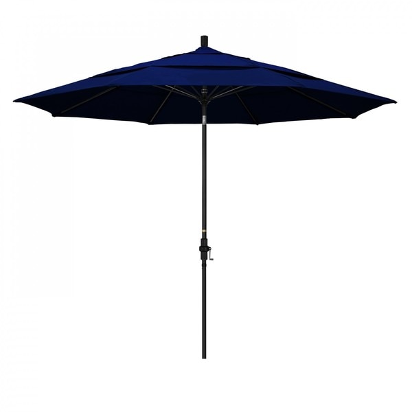 California Umbrella Patio Umbrella, Octagon, 109.5" H, Sunbrella Fabric, True Blue 194061022535
