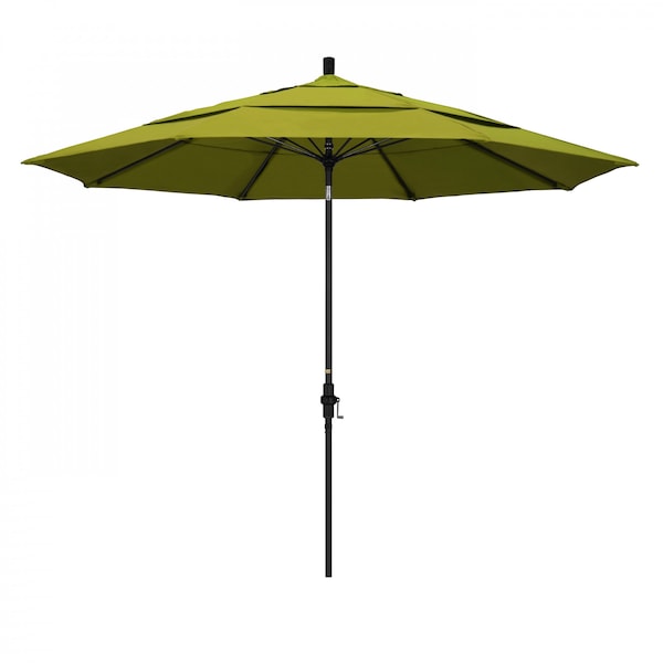 California Umbrella Patio Umbrella, Octagon, 109.5" H, Pacifica Fabric, Ginkgo 194061022863