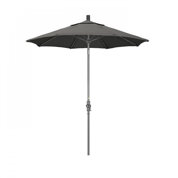 California Umbrella Patio Umbrella, Octagon, 102.5" H, Sunbrella Fabric, Charcoal 194061023129 - main