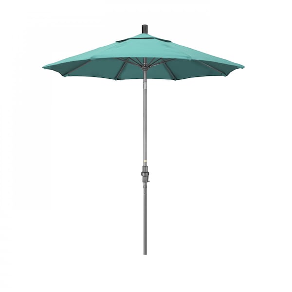 California Umbrella Patio Umbrella, Octagon, 102.5" H, Sunbrella Fabric, Aruba 194061023211 - main