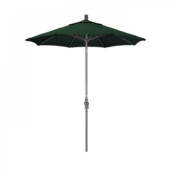 California Umbrella Patio Umbrella, Octagon, 102.5" H, Sunbrella Fabric, Forest Green 194061023297 - main