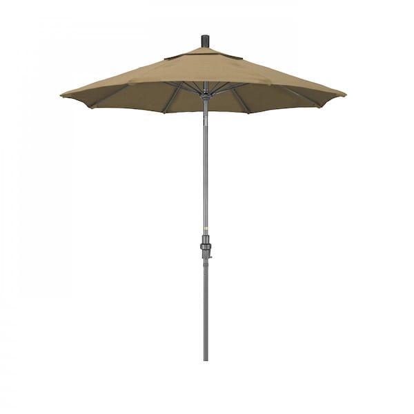 California Umbrella Patio Umbrella, Octagon, 102.5" H, Olefin Fabric, Straw 194061023624