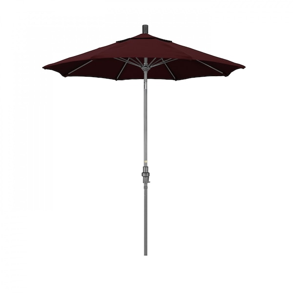 California Umbrella Patio Umbrella, Octagon, 102.5" H, Pacifica Fabric, Burgundy 194061023792 - main
