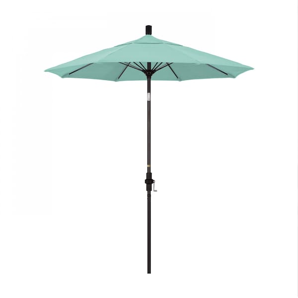 California Umbrella Patio Umbrella, Octagon, 102.5" H, Sunbrella Fabric, Spectrum Mist 194061023884 - main