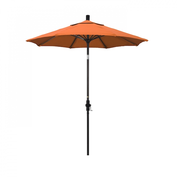 California Umbrella Patio Umbrella, Octagon, 102.5" H, Sunbrella Fabric, Tangerine 194061024003 - main