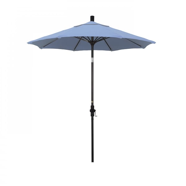 California Umbrella Patio Umbrella, Octagon, 102.5" H, Sunbrella Fabric, Air Blue 194061024034 - main
