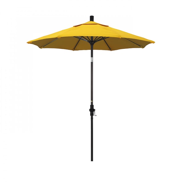 California Umbrella Patio Umbrella, Octagon, 102.5" H, Sunbrella Fabric, Sunflower Yellow 194061024171 - main