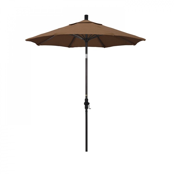 California Umbrella Patio Umbrella, Octagon, 102.5" H, Sunbrella Fabric, Teak 194061024218 - main
