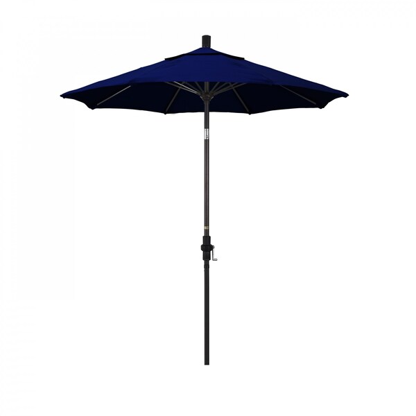 California Umbrella Patio Umbrella, Octagon, 102.5" H, Sunbrella Fabric, True Blue 194061024232 - main