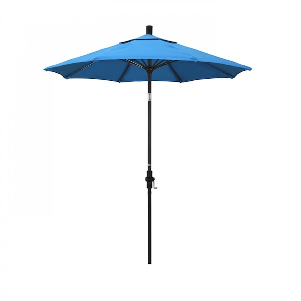 March Patio Umbrella, Octagon, 102.5" H, Sunbrella Fabric, Canvas Cyan GSCUF758117-56105