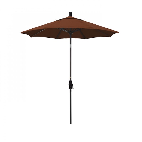 California Umbrella Patio Umbrella, Octagon, 102.5" H, Olefin Fabric, Terracotta 194061024461 - main