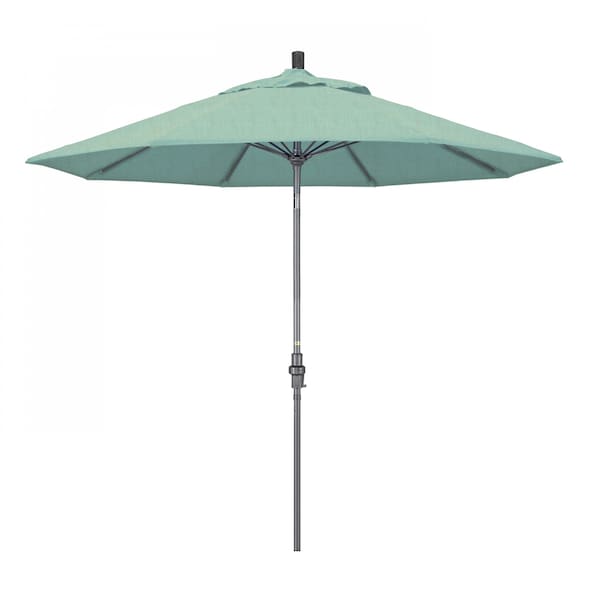 California Umbrella Patio Umbrella, Octagon, 101" H, Sunbrella Fabric, Spectrum Mist 194061024744 - main